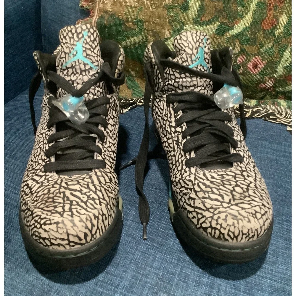 Nike Jordan 5 Retro 3Lab5 2013 Elephant Print 599581-007 Size 9.5 Men's